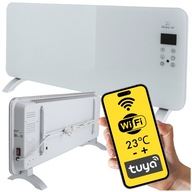 ELEKTRICKÝ KONVEKTOR RADIÁTOR SKLENENÝ PANEL energeticky úsporný 2000W WiFi