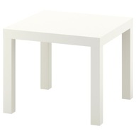 IKEA LACK KONVNÝ STOL 55x55 CM BIELY