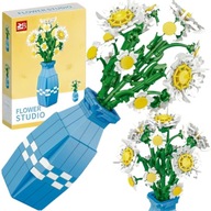 BLOWER DAISY BLOCKS LOGO ZB SADA BLOKOV AKO DARČEK 3D PUZZZLE HRAČKA