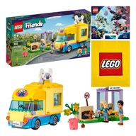 LEGO Friends - Dodávka na záchranu psov (41741) + Taška + Katalóg LEGO