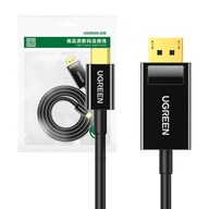 UGREEN ADAPTÉROVÝ KÁBEL USB-C NA DISPLAYPORT DP FULL HD 4K 60HZ 1,5M