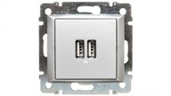 VALENA Zásuvka 2xUSB 5V 1500mA