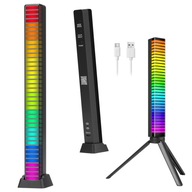 EKVALIZÉR LED RGB MIKROFÓN BATÉRIA BT