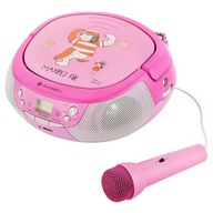 BOOMBOX RÁDIO MP3 KARAOKE RÁDIO MIKROFÓN USB GOGEN