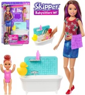 MATTEL BARBIE SKIPPER BÁBIKA BÁBIKA KLUBOVÁ SÚPRAVA OPATROVANIA S VANÍČKOU VODOU