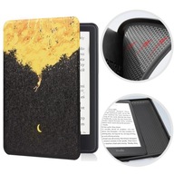 Puzdro na Kindle Paperwhite 5 silikon back 22 Yellow moon