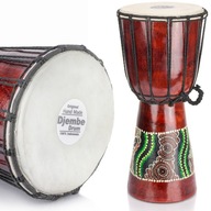 BUBEN, DJEMBE Maľované VÝŠKA. 40 cm