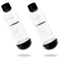 2x fľaša na šťavu WESSPER 1L 1000ML BPA Free