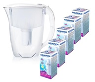 5x FILTRAČNÁ NÁPLŇ AQUAPHOR DAFI BRITA CLASSIC + džbán