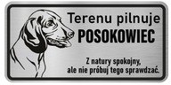 Pozor Doska psa: Bloodhound