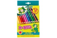 Jolly Large X-BIG Colored Pencils 12 ks Hrubá náplň