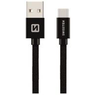 USB-C USB nabíjací kábel 0,2m 3A SWISSTEN