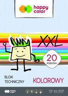 Farebný technický blok A3/20 listov 170g Happy Color