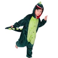 KOSTÝM DINOSAUR PYŽAMOVÉ ŠATY r122/128