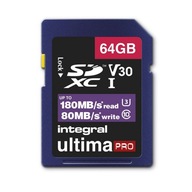 INTEGRAL UltimaPRO High Speed ​​​​SDXC V30 UHS-I 64 GB