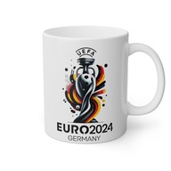 Ventilátorový hrnček UEFA EURO 2024 GERMANY - 0,32L BIELY