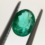 EMERALD 1,25 ct CERTIFIKÁT IGI OVÁLKY