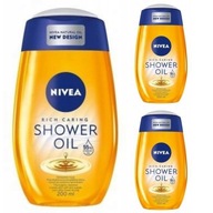 NIVEA sprchový OLEJ na suchú pokožku 200ml x 3