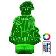 Stolná nočná lampa pre deti Roblox Game Illuminated 16 LED + diaľkové ovládanie