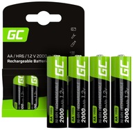 4x AA R6 GREEN CELL 2000mAh BATÉRIE