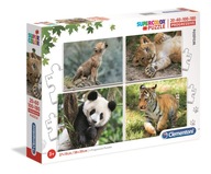 Puzzle 20+60+100+180 dielikov Wild life k-21409