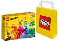 LEGO CLASSIC 11017 KREATÍVNE PRÍŠERKY S DARČEKOVOU TAŠKOU LEGO