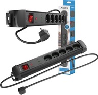 POWER STRIP 5M 5X 230V PL BLACK LANBERG SP1 5 zásuv.