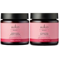 Sukin Set hydratačný a výživný krém 2x120ml