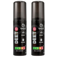 2x sprej proti komárom na kliešte a muchy Vaco 80ml Strong Deet 50%