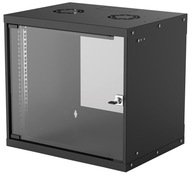 ZÁvesná skriňa 9U 540x400 Rack 19, FLATPACK ČIERNA