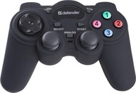 Drôtový gamepad Defender GAME RACER, turbo režim, vibračný efekt, USB/PS2