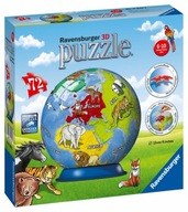 3D puzzle 72 dielikov. Globe