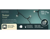 Teplé LED SVETLÁ 9,9 m IP44 SOLAR časovač 2 funkcie