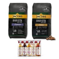 Jacobs Barista zrnková káva 2kg + Kávové sirupy