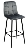 Barová stolička Hamilton graphite Velvet