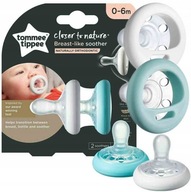 TOMMEE TIPPEE TTP43344021 cumlík podobný prsníku 0-6m mix 2 ks