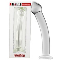 Sklenené dildo Lovetoy 7,5" Glass Romance