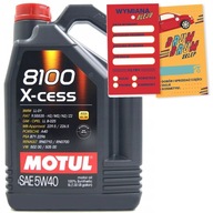 MOTUL 8100 X-CESS MOTOROVÝ OLEJ 5W40 5L + servisný prívesok