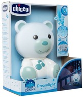 Lampa Chicco BEAR SWEET DREAMS, hudobná skrinka citlivá na dotyk