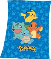 PRIKRÝVAKA NA POKEMON VEĽKÁ TEPLÁ 130X160 HRÁČ FLEECE POKEMON PIKACZU PIKACHU