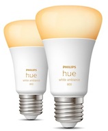 PHILIPS Hue biela A60 E27 LED žiarovka - 800 2bal