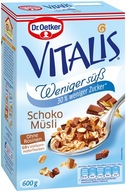 DR.OETKER VITALIS SCHOKO MUSLI MENEJ CUKRU 600g