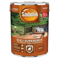 Sadolin Superdeck olej 10L mahagónový 75 drevených palubiek