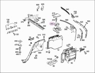 Oko upevňujúce podlahu MERCEDES W211 ORIGINÁL NOVINKA