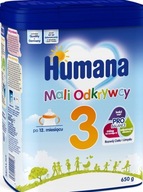 HUMANA 3 NÁSLEDNÉ MLIEKO PO 12 M+ 650G