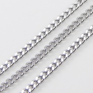 Twisty Chain, železo, oválny, nepotrebný, platina, 4,5x3x1mm, 5 m