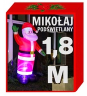 NAFUKOVACIE SANTA 1,8M PUMPED STARS LED vianočné osvetlenie námrazy vianočný stromček