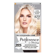 Loreal Preference permanentný zosvetľovač vlasov Ultra Platinum