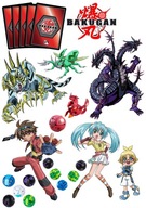 Oblátka na tortu BAKUGAN Postavy cukrová potlač A4