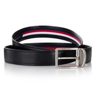 Opasok Tommy Hilfiger 2W1 obojstranný 34/85 čierny